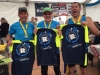 Georg, Rainer und Andreas mit Finishershirt