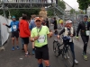Armin im Ziel des Start SRH Dämmermarathon Mannheim