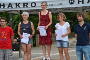 12. Hakro-Stadtlauf 3. Platz AK für Astid Dinkel
