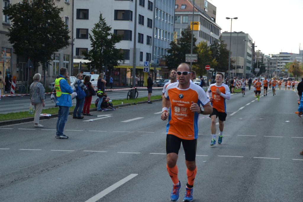 Armin Zipf auf der Halbmarathonstrecke Stadtlauf Nürnberg 2014