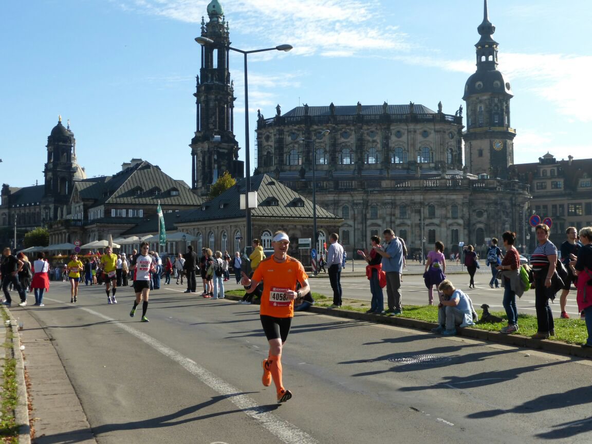Ronny Grosser beim 16. Morgenpost Dresden Marathon