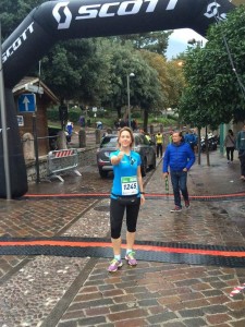 Kathrin beim Lake Garda Marathon