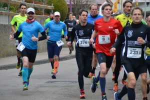 Auf der Laufstrecke in Bühlerzell