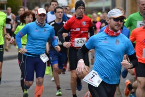 Auf der Laufstrecke in Bühlerzell